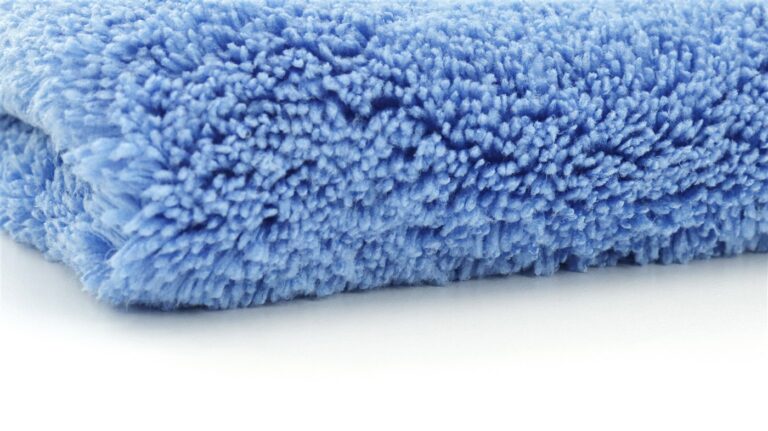 Microfiber Car Cleaning Cloth Blue