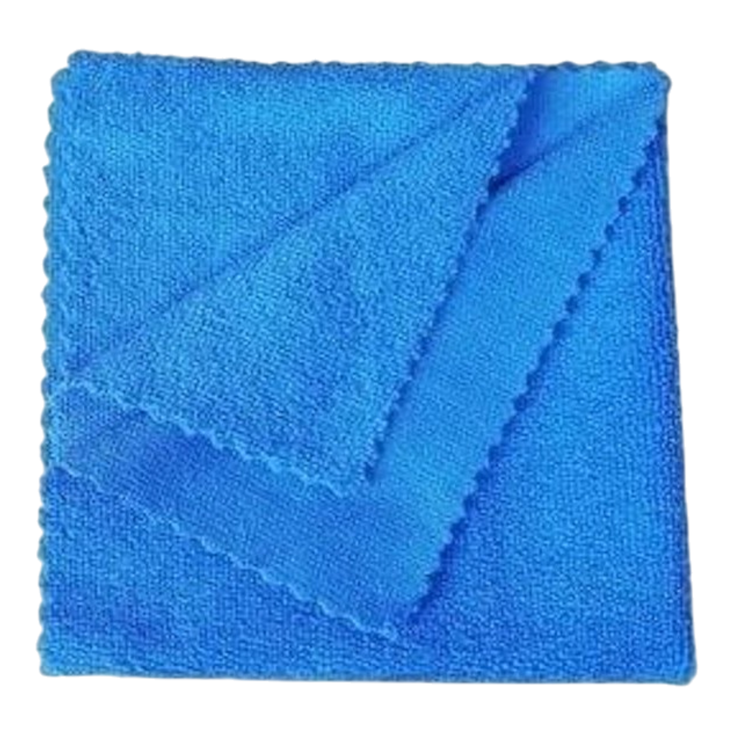 laser cut microfiber cloth blue