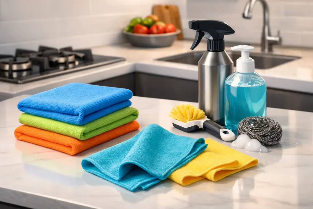 Best Microfiber Cloth for Kitchen Cleaning