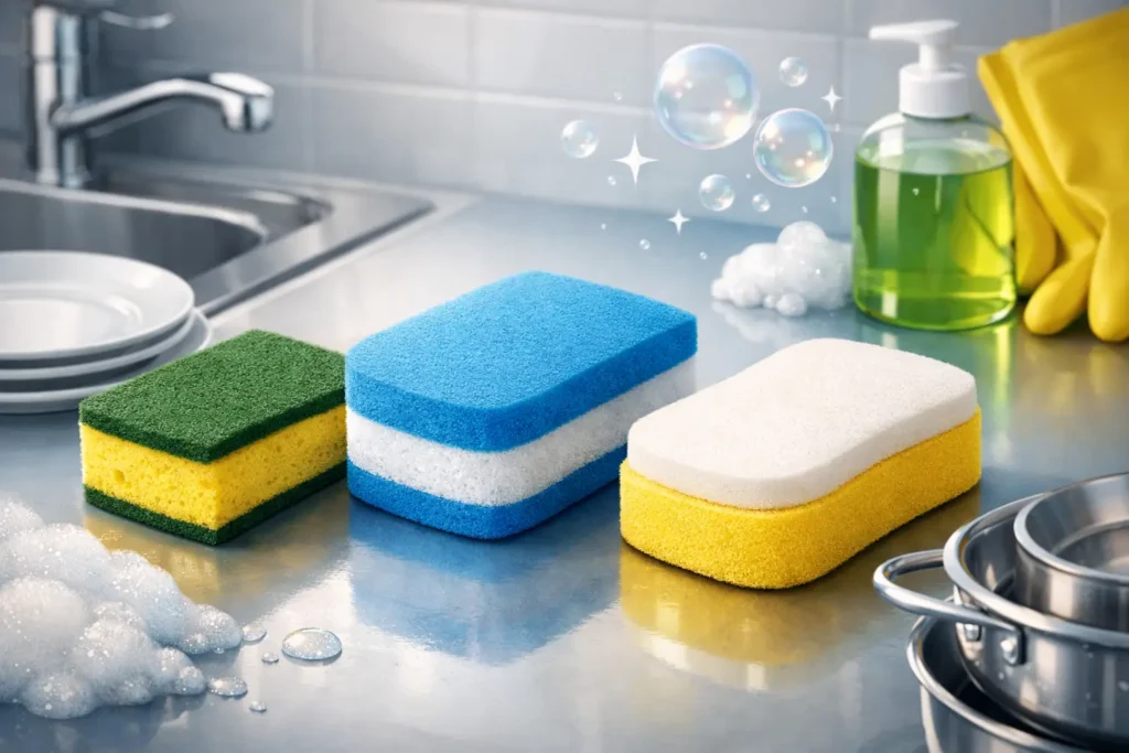 Çizmeden Bulaşık Süngeri Seçimi for No-Scratch Care