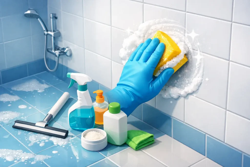 How to Clean Bathroom Tiles Easily