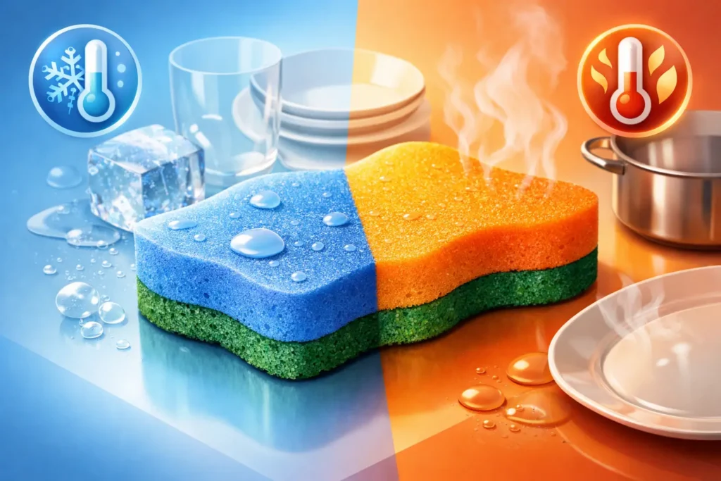 Temperature Sensitive Cleaning Sponge Benefits