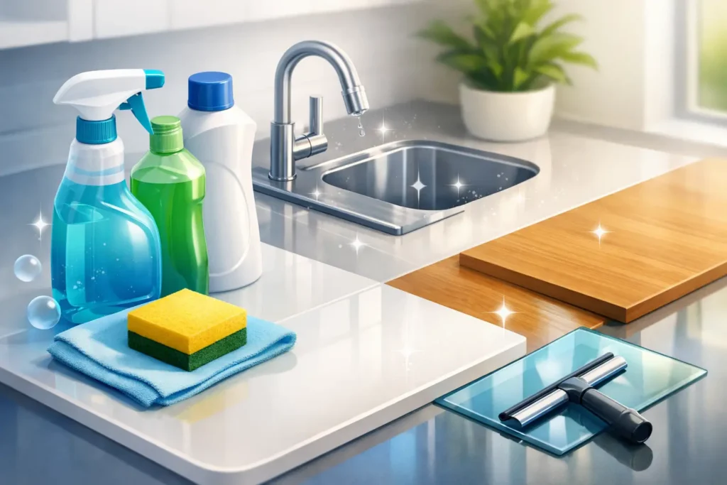 Yüzey Çizmeyen Temizlik Ürünleri That Protect Surfaces