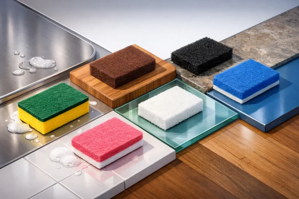 Scouring Pad Abrasiveness Guide for Every Surface