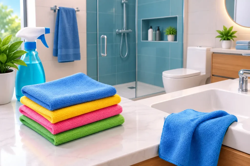 Banyo Temizliğinde Hangi Bez Kullanılmalı?