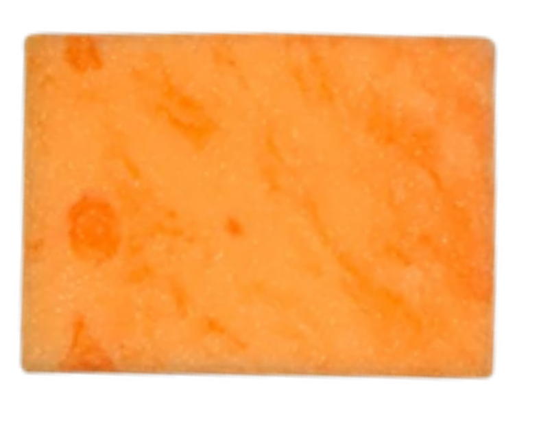 Yogy Scrub + Grooved 2-in-1 Orange Sponge