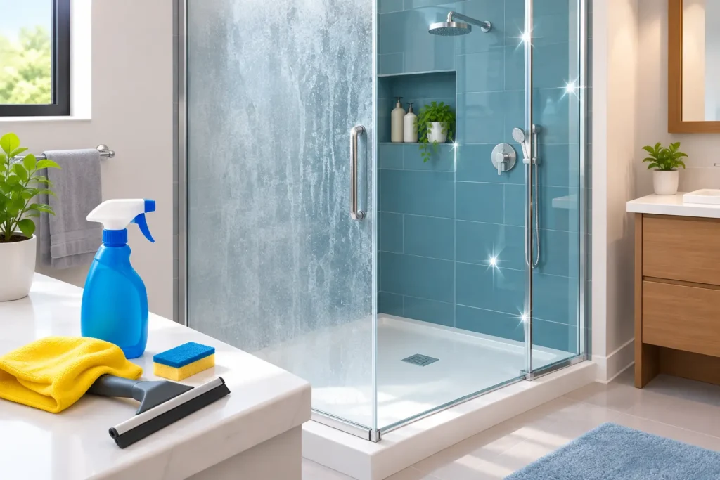 How to Clean Shower Doors Without Cloudy Streaks