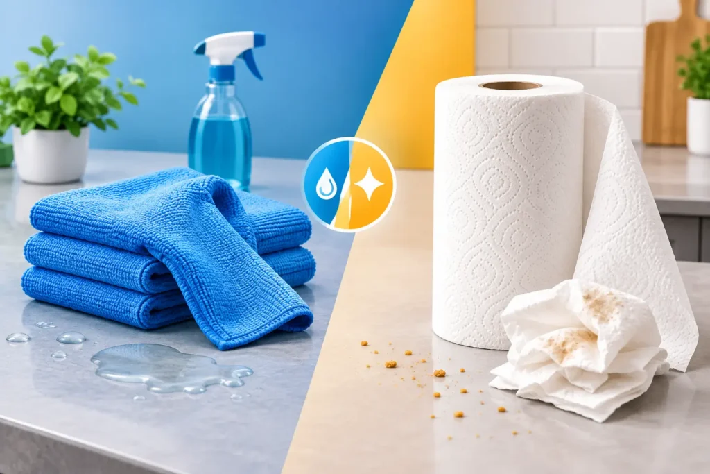 Wiper Versus Paper Towels: Which Cleans Better?