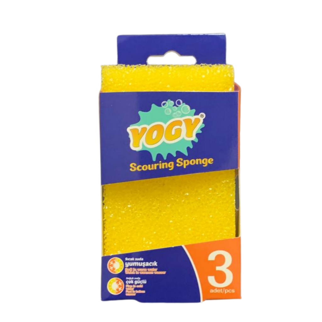 Yogy Scrub Bubble Sponge Set of 3